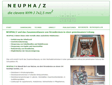 Tablet Screenshot of neupha-z.com